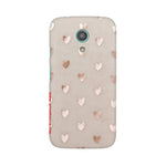 Silver Hearts   ---   Sony Nokia Lenovo Moto HTC Huawei - Mobile Back Cover