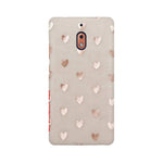 Silver Hearts   ---   Sony Nokia Lenovo Moto HTC Huawei - Mobile Back Cover