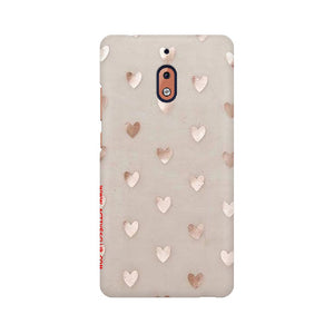 Silver Hearts   ---   Sony Nokia Lenovo Moto HTC Huawei - Mobile Back Cover