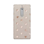 Silver Hearts   ---   Sony Nokia Lenovo Moto HTC Huawei - Mobile Back Cover