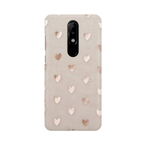 Silver Hearts   ---   Sony Nokia Lenovo Moto HTC Huawei - Mobile Back Cover