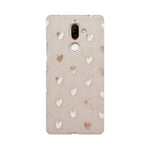 Silver Hearts   ---   Sony Nokia Lenovo Moto HTC Huawei - Mobile Back Cover