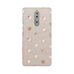 Silver Hearts   ---   Sony Nokia Lenovo Moto HTC Huawei - Mobile Back Cover