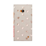 Silver Hearts   ---   Sony Nokia Lenovo Moto HTC Huawei - Mobile Back Cover