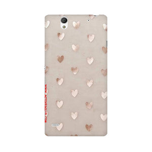 Silver Hearts   ---   Sony Nokia Lenovo Moto HTC Huawei - Mobile Back Cover