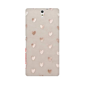 Silver Hearts   ---   Sony Nokia Lenovo Moto HTC Huawei - Mobile Back Cover