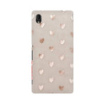 Silver Hearts   ---   Sony Nokia Lenovo Moto HTC Huawei - Mobile Back Cover