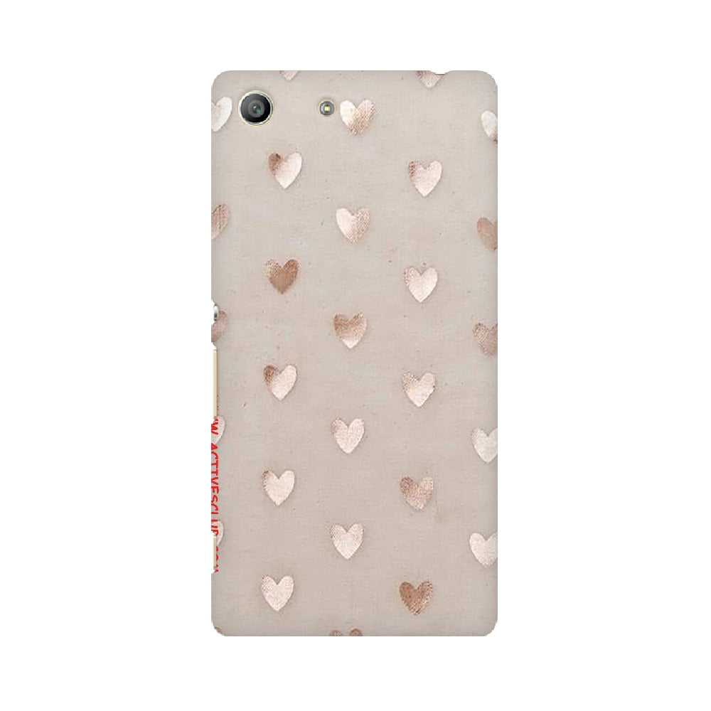 Silver Hearts   ---   Sony Nokia Lenovo Moto HTC Huawei - Mobile Back Cover