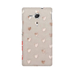 Silver Hearts   ---   Sony Nokia Lenovo Moto HTC Huawei - Mobile Back Cover