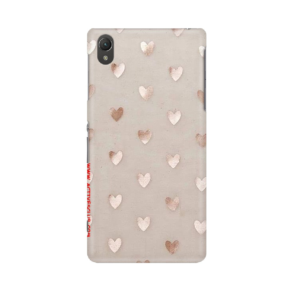 Silver Hearts   ---   Sony Nokia Lenovo Moto HTC Huawei - Mobile Back Cover