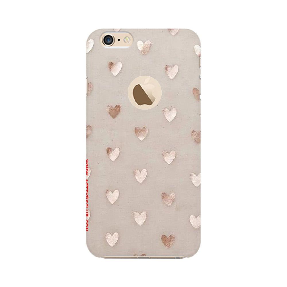 Silver Hearts   ---   Apple XioMi RealMe Oppo Vivo - Mobile Back Cover