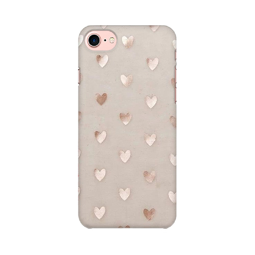 Silver Hearts   ---   Apple XioMi RealMe Oppo Vivo - Mobile Back Cover