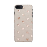 Silver Hearts   ---   Apple XioMi RealMe Oppo Vivo - Mobile Back Cover