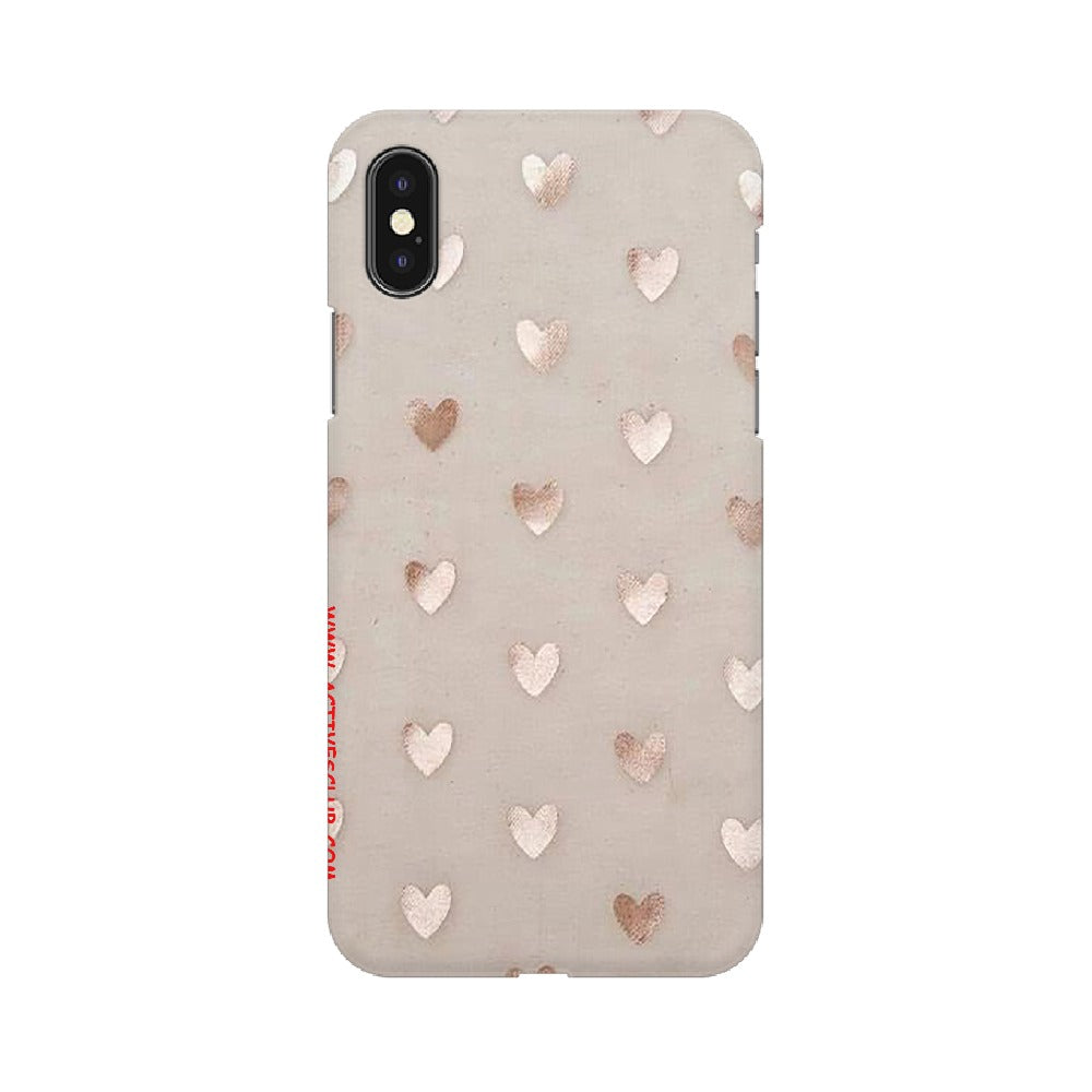 Silver Hearts   ---   Apple XioMi RealMe Oppo Vivo - Mobile Back Cover