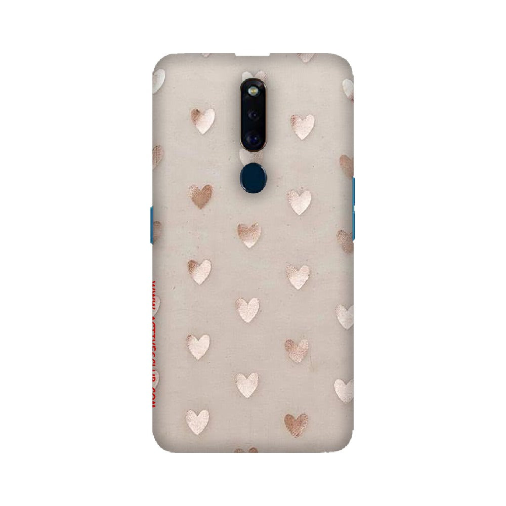 Silver Hearts   ---   Apple XioMi RealMe Oppo Vivo - Mobile Back Cover