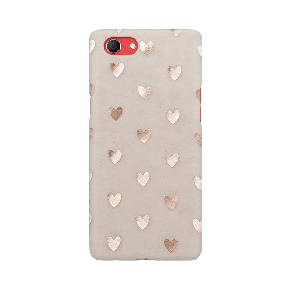 Silver Hearts   ---   Apple XioMi RealMe Oppo Vivo - Mobile Back Cover