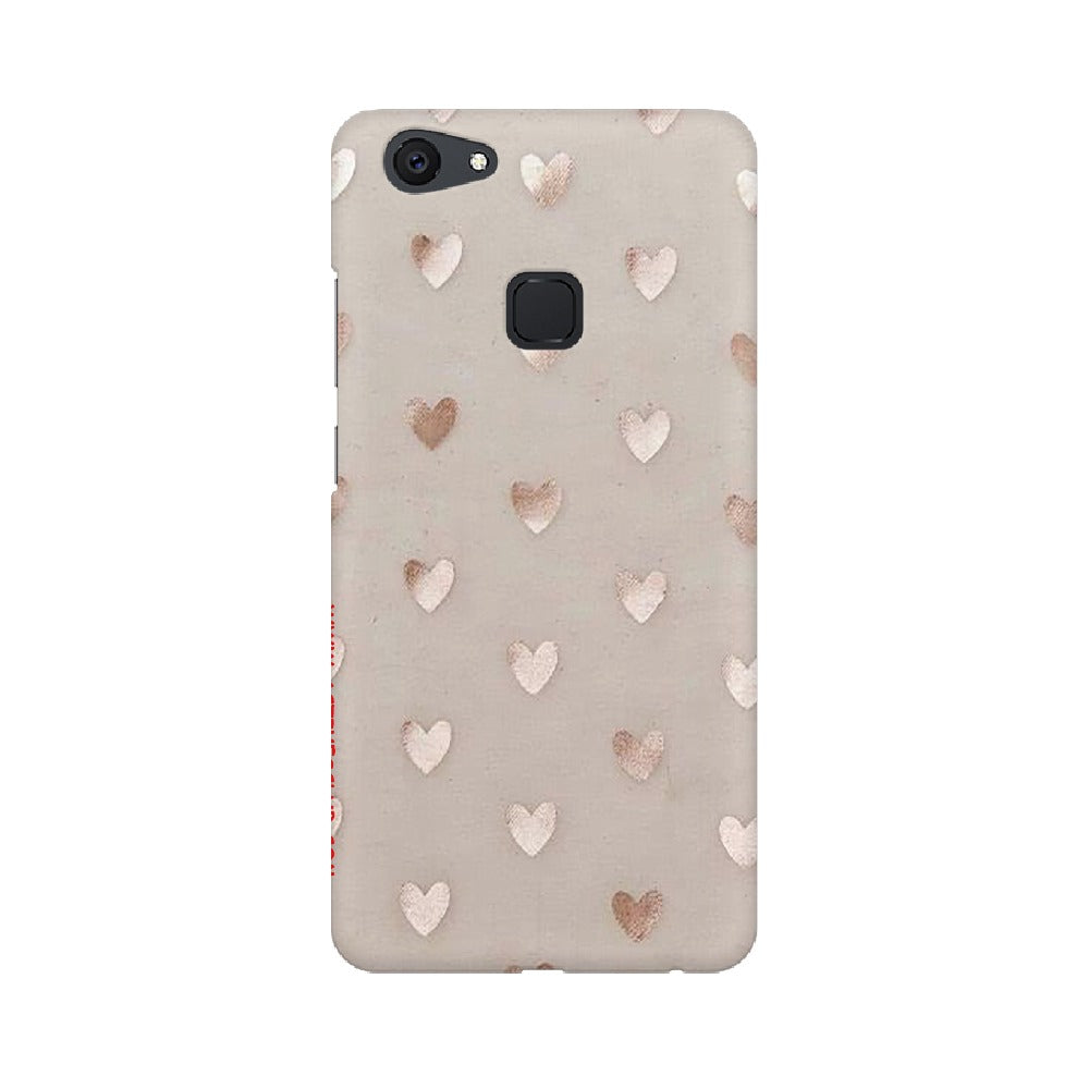 Silver Hearts   ---   Apple XioMi RealMe Oppo Vivo - Mobile Back Cover