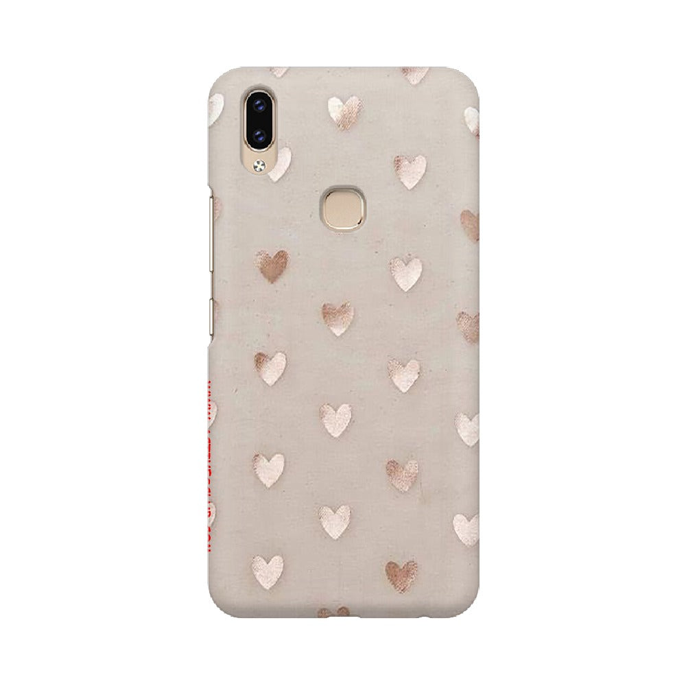 Silver Hearts   ---   Apple XioMi RealMe Oppo Vivo - Mobile Back Cover