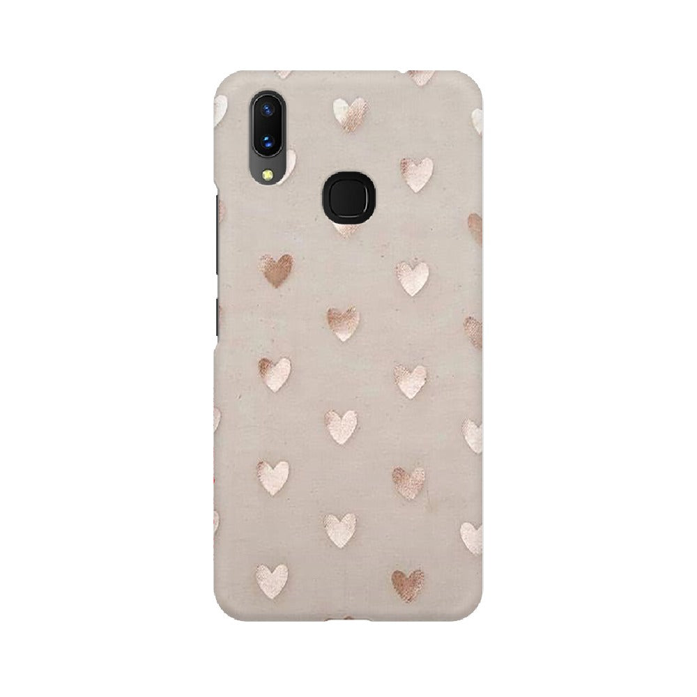 Silver Hearts   ---   Apple XioMi RealMe Oppo Vivo - Mobile Back Cover