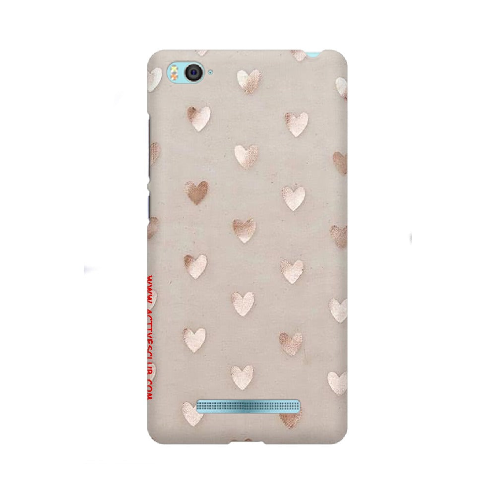 Silver Hearts   ---   Apple XioMi RealMe Oppo Vivo - Mobile Back Cover