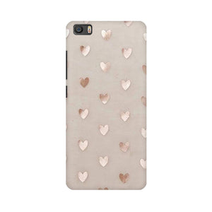 Silver Hearts   ---   Apple XioMi RealMe Oppo Vivo - Mobile Back Cover