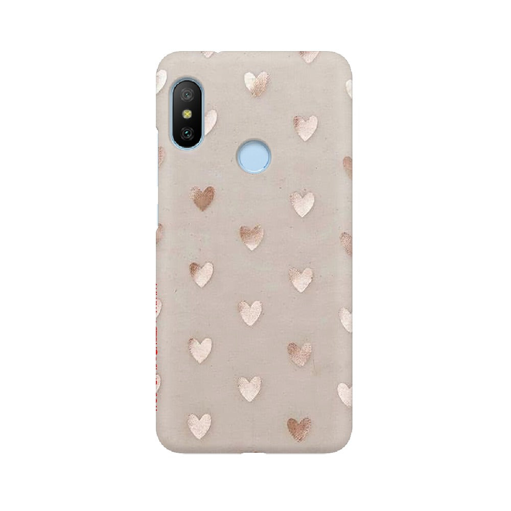 Silver Hearts   ---   Apple XioMi RealMe Oppo Vivo - Mobile Back Cover