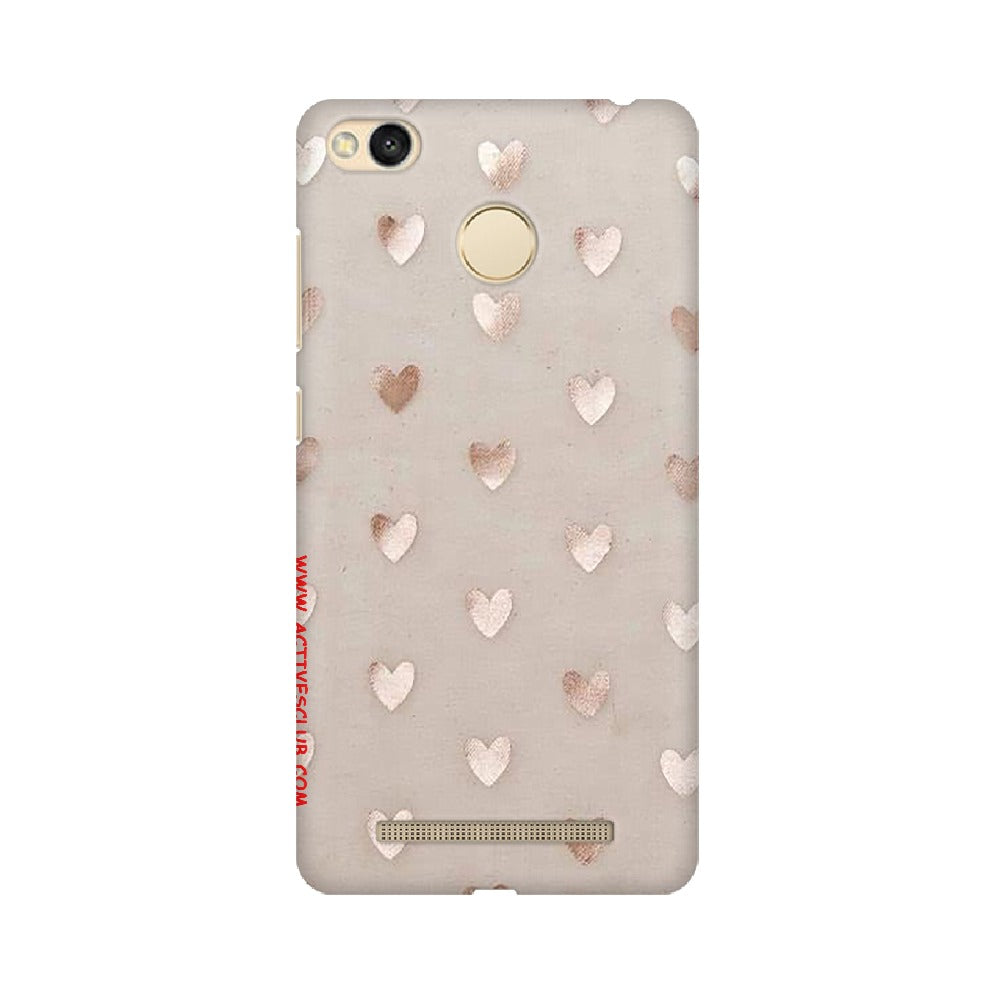 Silver Hearts   ---   Apple XioMi RealMe Oppo Vivo - Mobile Back Cover