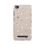 Silver Hearts   ---   Apple XioMi RealMe Oppo Vivo - Mobile Back Cover