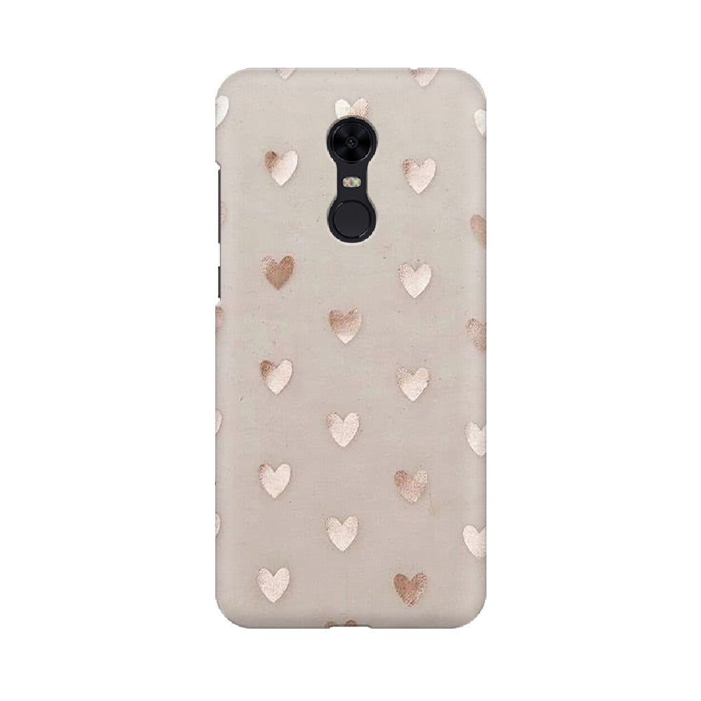 Silver Hearts   ---   Apple XioMi RealMe Oppo Vivo - Mobile Back Cover