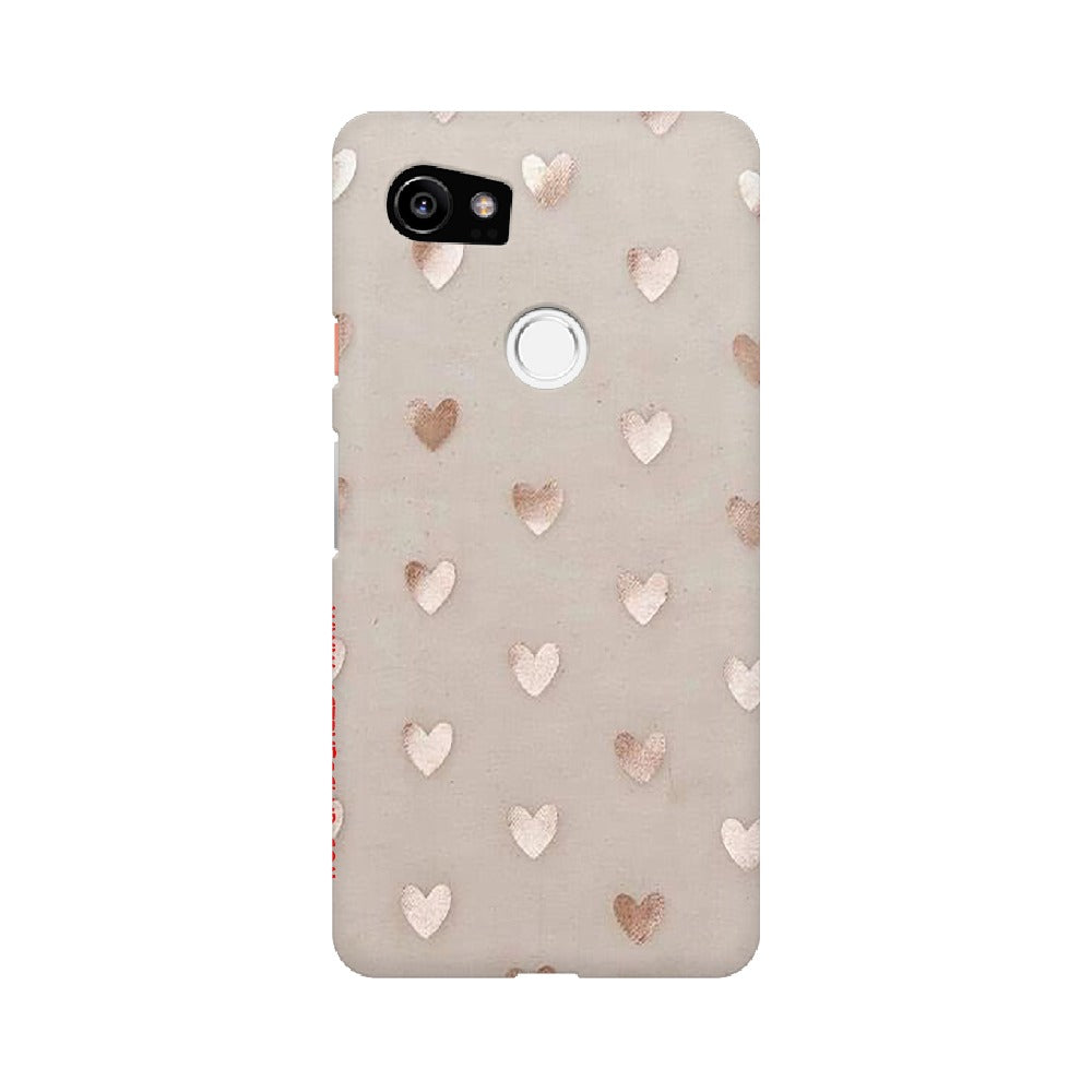 Silver Hearts   ---   Samsung Google OnePlus Mobile Back Cover