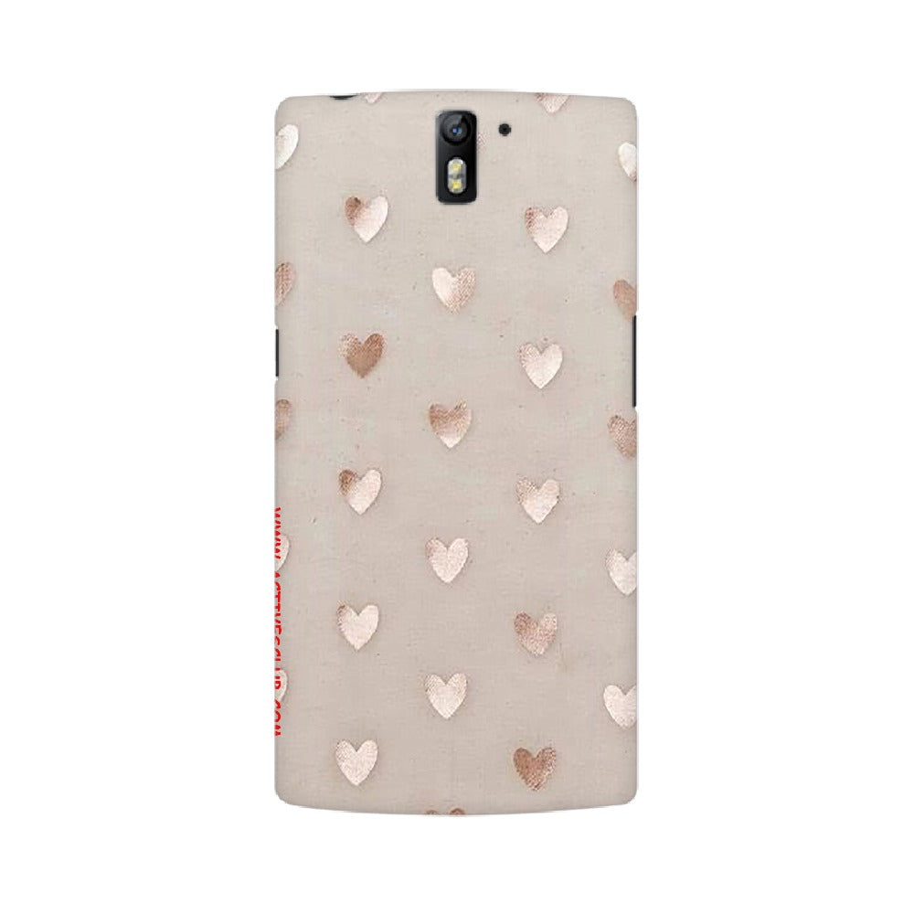 Silver Hearts   ---   Samsung Google OnePlus Mobile Back Cover