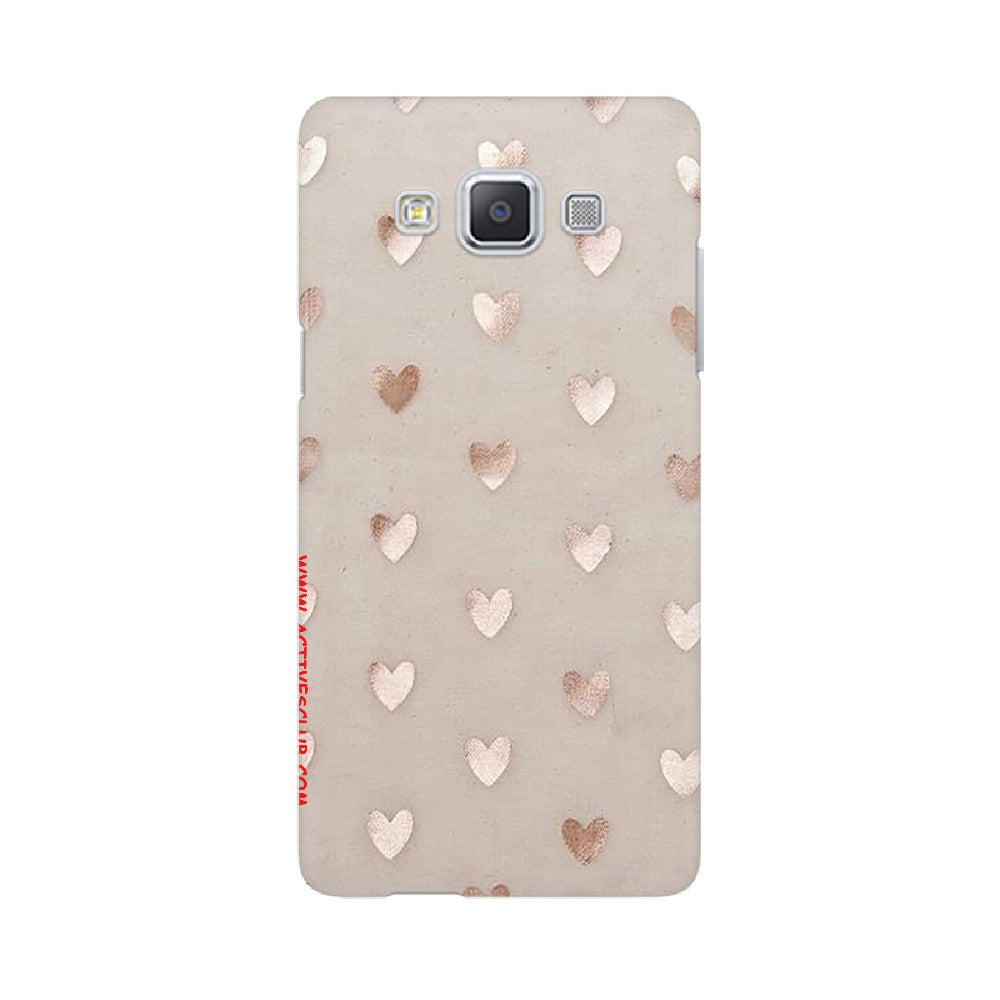 Silver Hearts   ---   Samsung Google OnePlus Mobile Back Cover