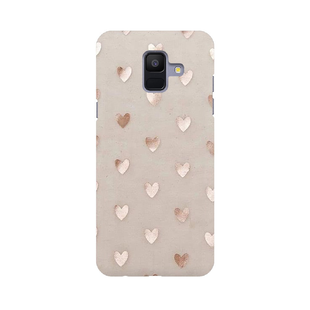 Silver Hearts   ---   Samsung Google OnePlus Mobile Back Cover