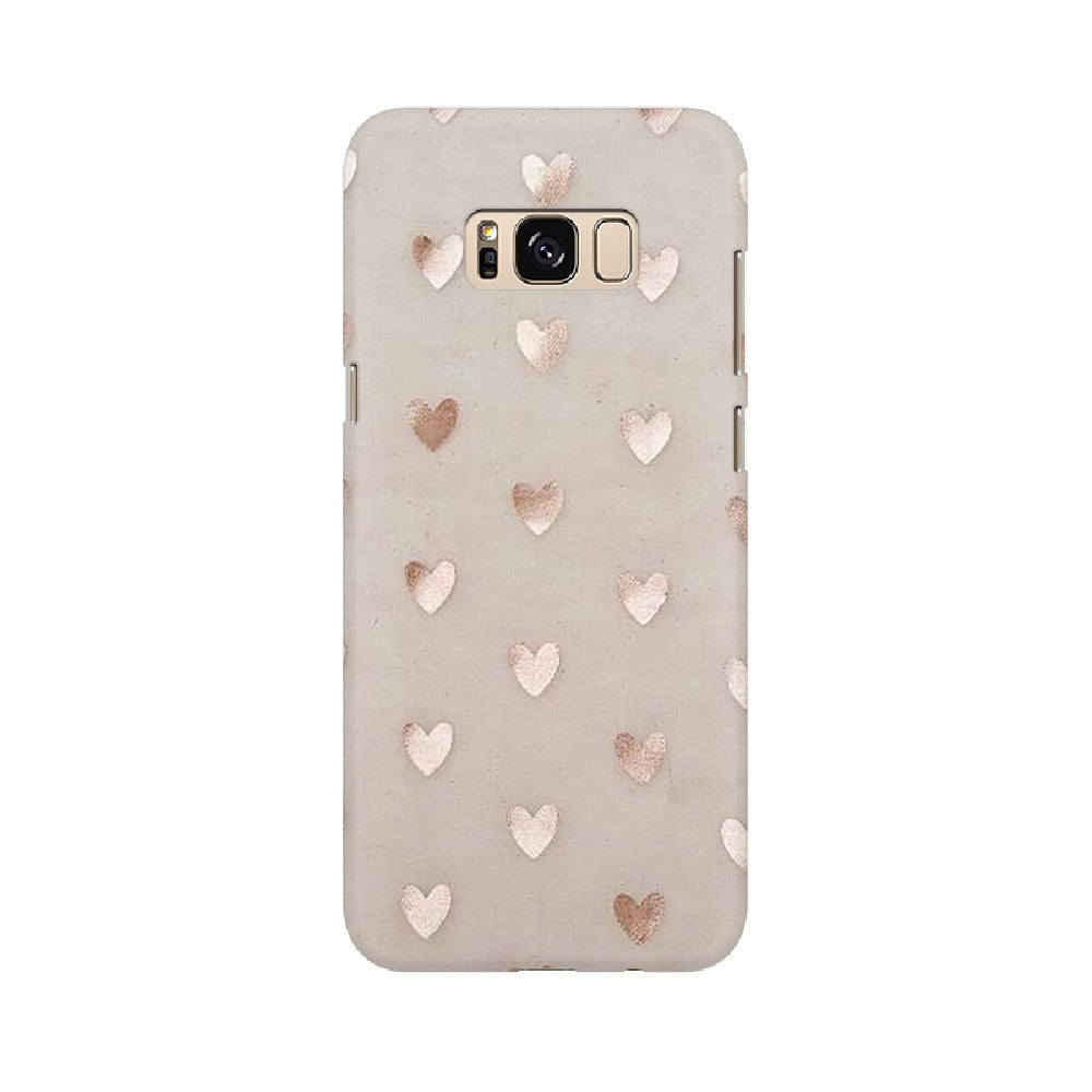 Silver Hearts   ---   Samsung Google OnePlus Mobile Back Cover