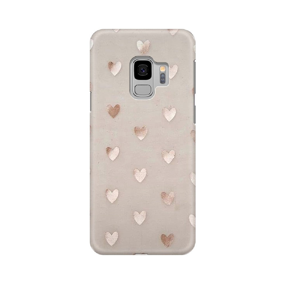 Silver Hearts   ---   Samsung Google OnePlus Mobile Back Cover