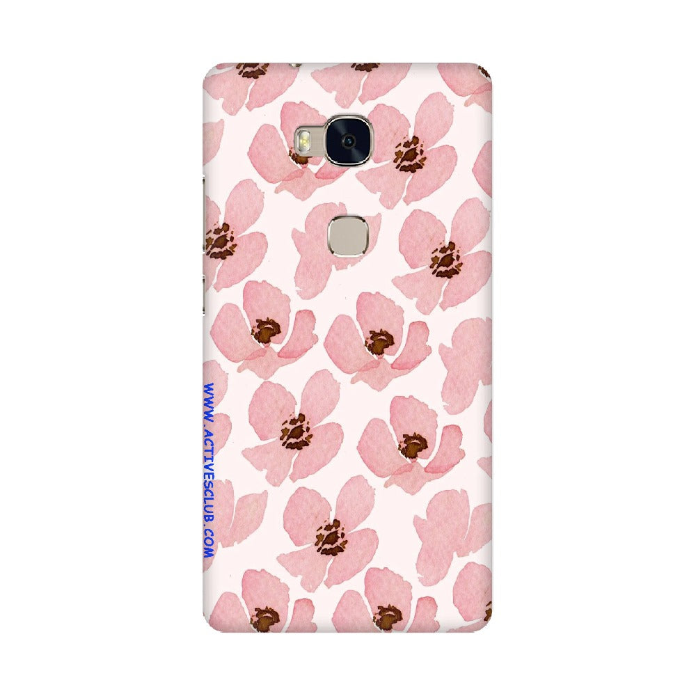 Floral Pink   ---   Sony Nokia Lenovo Moto HTC Huawei - Mobile Back Cover