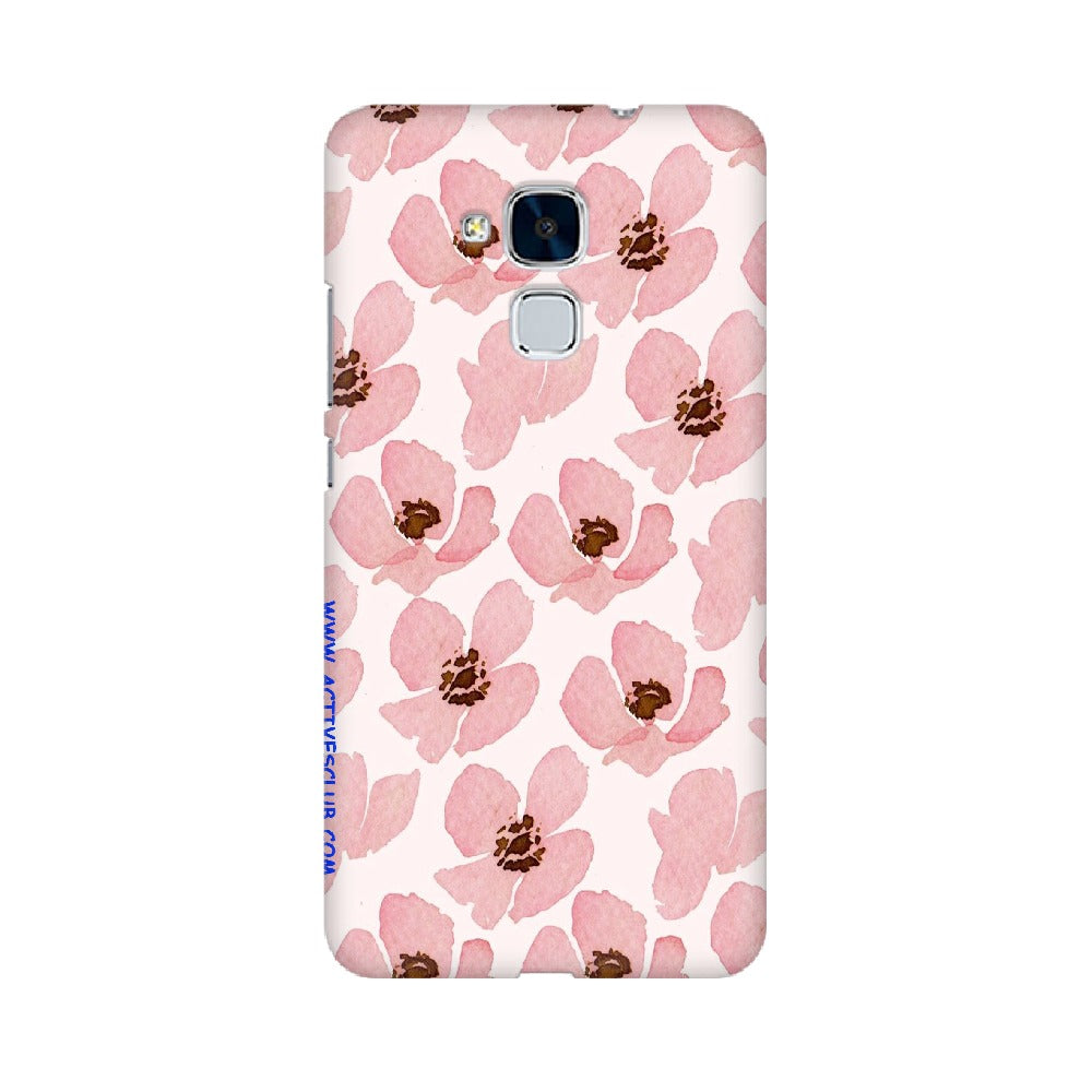 Floral Pink   ---   Sony Nokia Lenovo Moto HTC Huawei - Mobile Back Cover