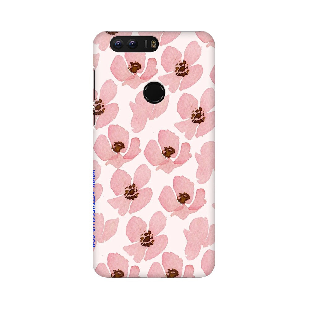 Floral Pink   ---   Sony Nokia Lenovo Moto HTC Huawei - Mobile Back Cover