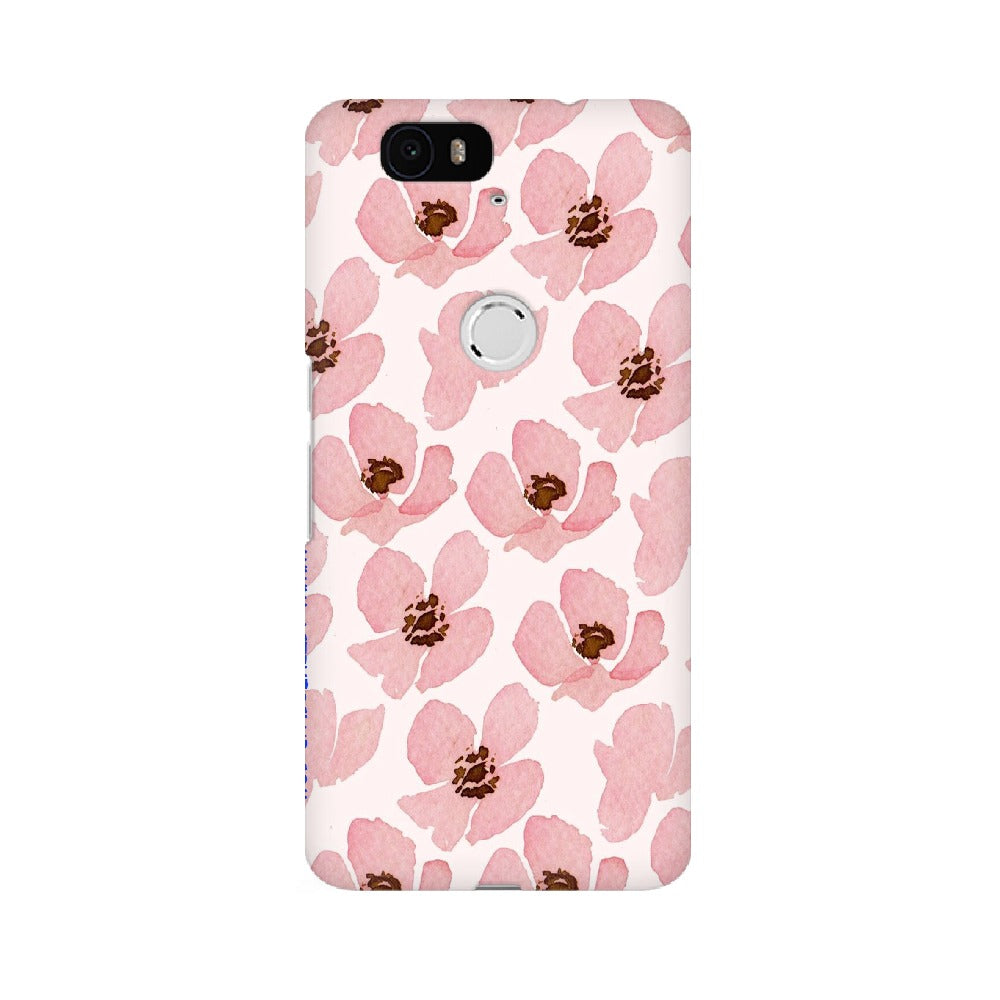 Floral Pink   ---   Sony Nokia Lenovo Moto HTC Huawei - Mobile Back Cover