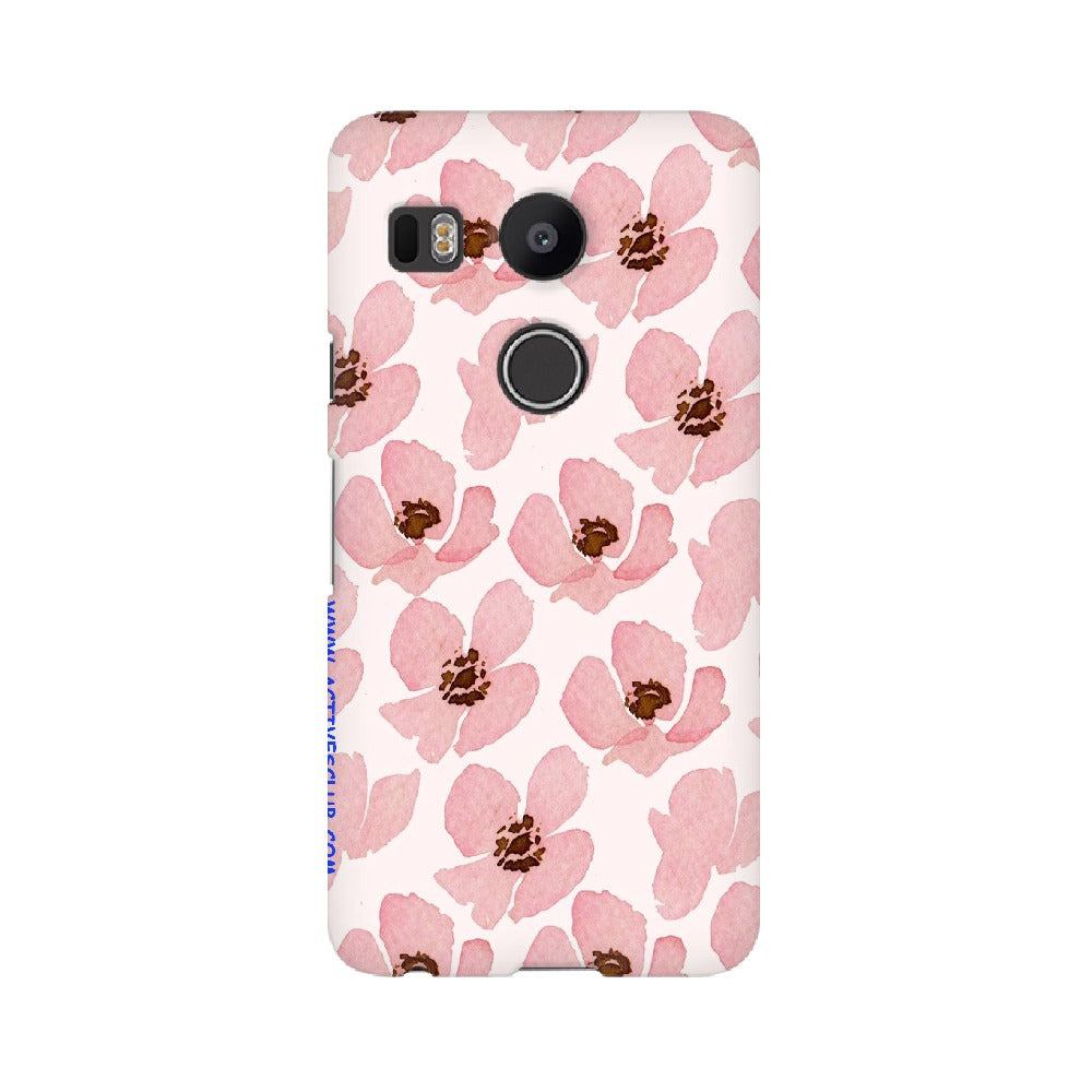 Floral Pink   ---   Sony Nokia Lenovo Moto HTC Huawei - Mobile Back Cover