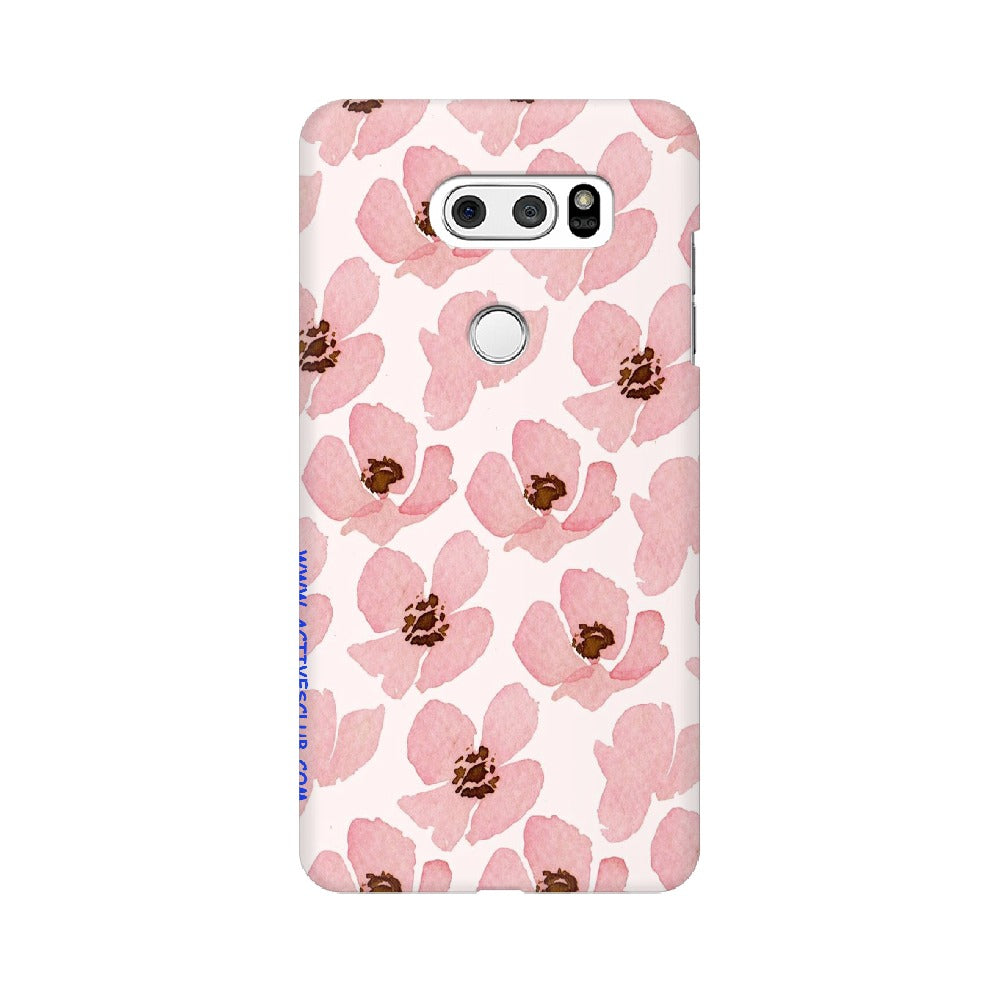 Floral Pink   ---   Sony Nokia Lenovo Moto HTC Huawei - Mobile Back Cover