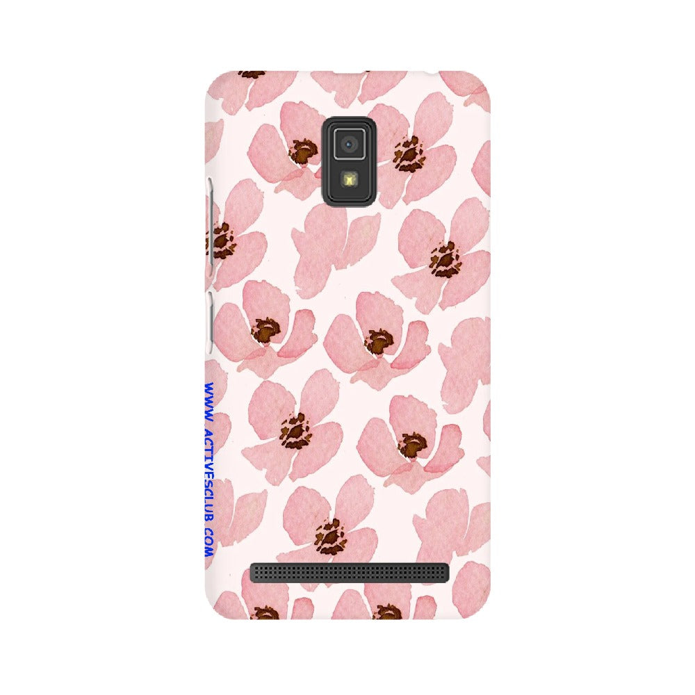 Floral Pink   ---   Sony Nokia Lenovo Moto HTC Huawei - Mobile Back Cover