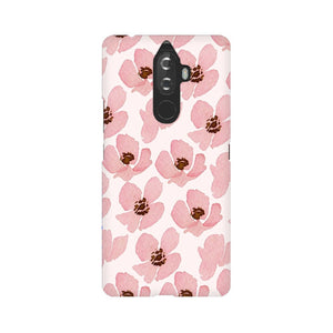 Floral Pink   ---   Sony Nokia Lenovo Moto HTC Huawei - Mobile Back Cover