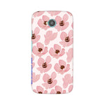 Floral Pink   ---   Sony Nokia Lenovo Moto HTC Huawei - Mobile Back Cover