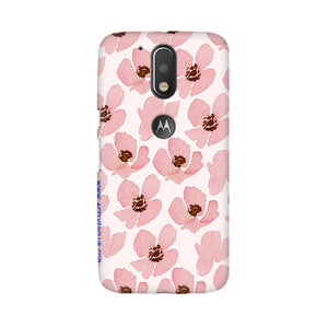 Floral Pink   ---   Sony Nokia Lenovo Moto HTC Huawei - Mobile Back Cover