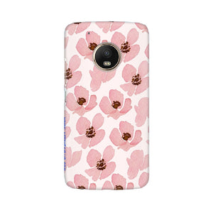 Floral Pink   ---   Sony Nokia Lenovo Moto HTC Huawei - Mobile Back Cover