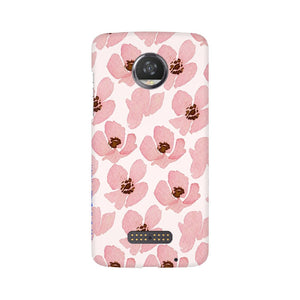 Floral Pink   ---   Sony Nokia Lenovo Moto HTC Huawei - Mobile Back Cover