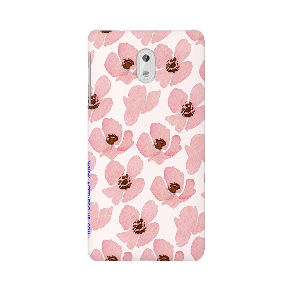 Floral Pink   ---   Sony Nokia Lenovo Moto HTC Huawei - Mobile Back Cover