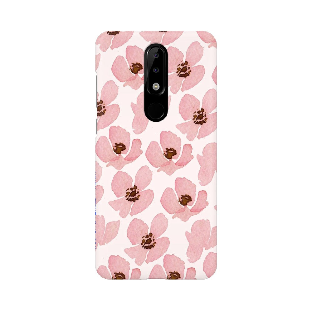 Floral Pink   ---   Sony Nokia Lenovo Moto HTC Huawei - Mobile Back Cover