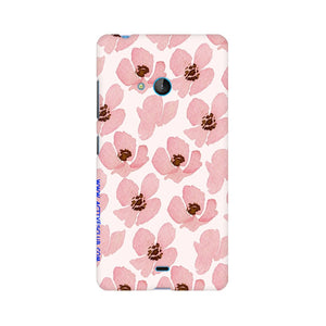 Floral Pink   ---   Sony Nokia Lenovo Moto HTC Huawei - Mobile Back Cover